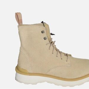 Women’ Sorel Beige Suede Lace-Up Boots